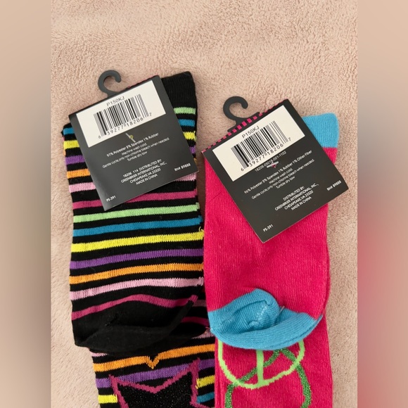 80’s Knee High Socks size 6-8, 9-11 - Picture 6 of 7